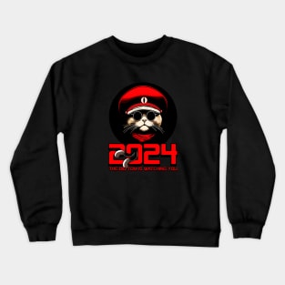 2024 The Big Tom Is Watching You Crewneck Sweatshirt